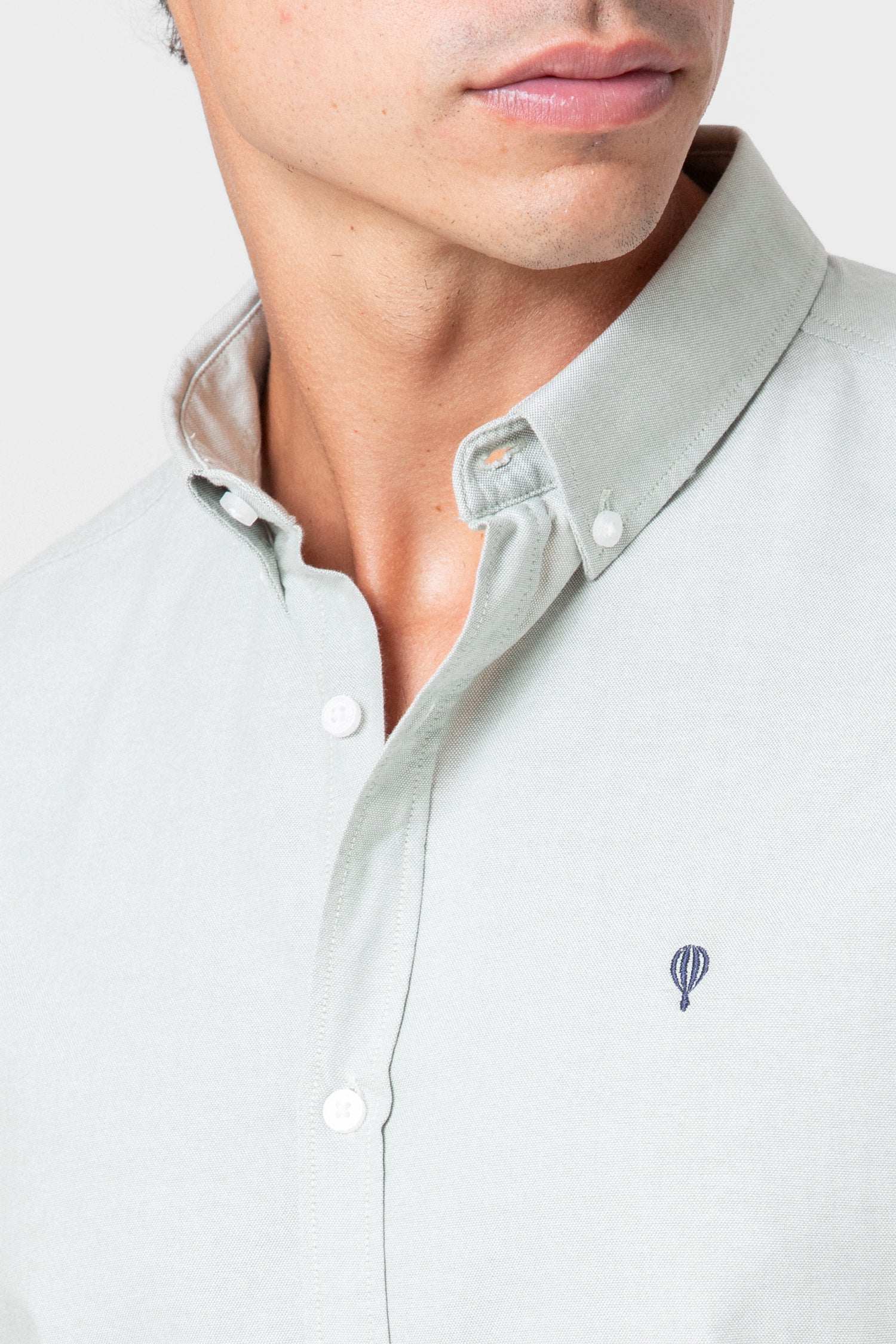 CAMISA OXFORD VERDE
