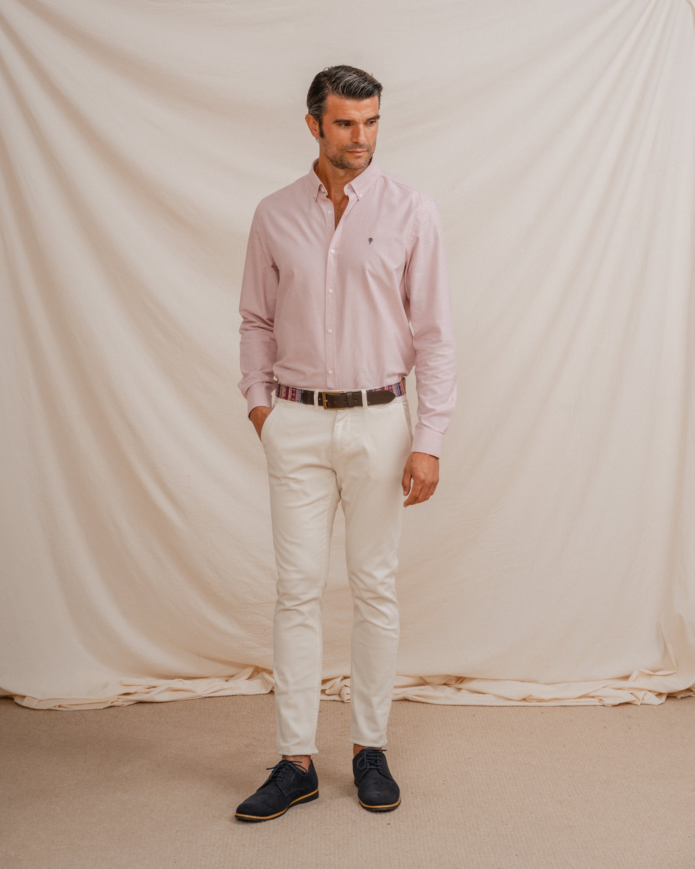 CAMISA OXFORD ROSA