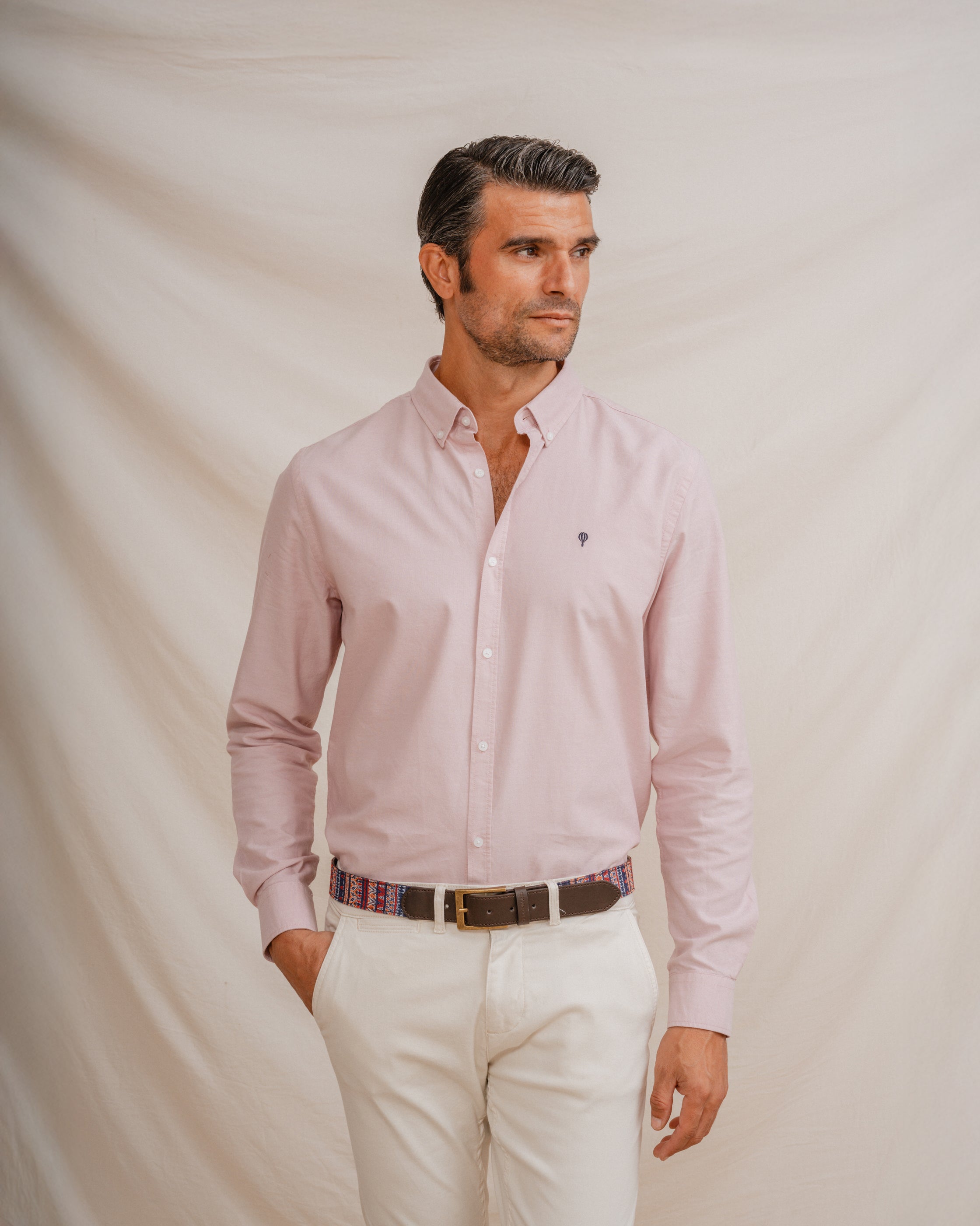 CAMISA OXFORD ROSA