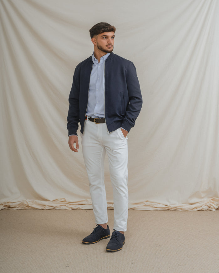 CAMISA OXFORD AZUL-CELESTE