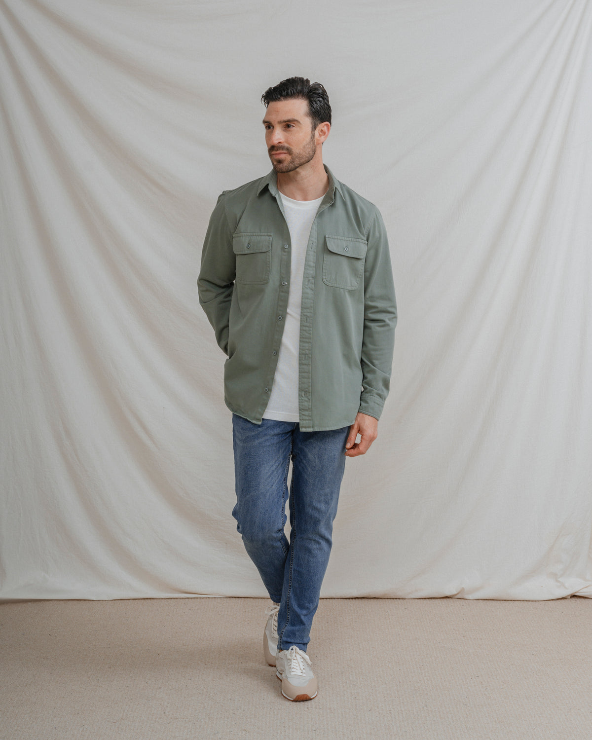 SOBRECAMISA VERDE