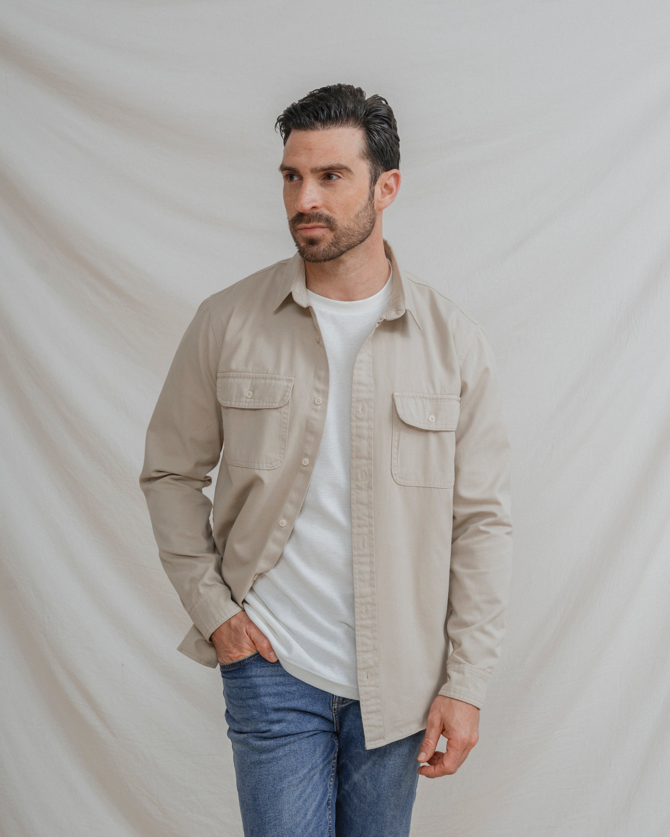 SOBRECAMISA BEIGE