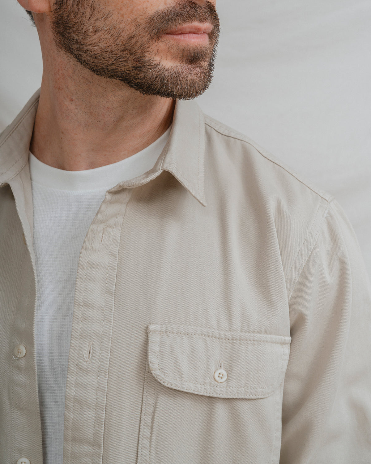 SOBRECAMISA BEGE