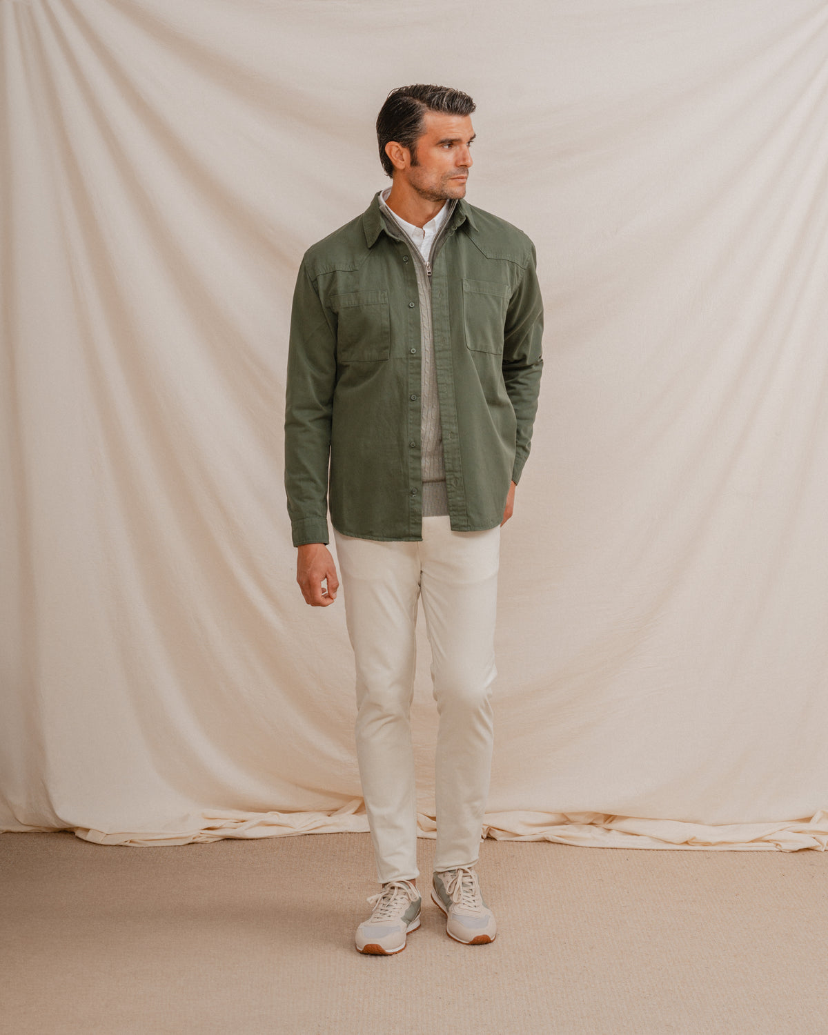 SOBRECAMISA VERDE