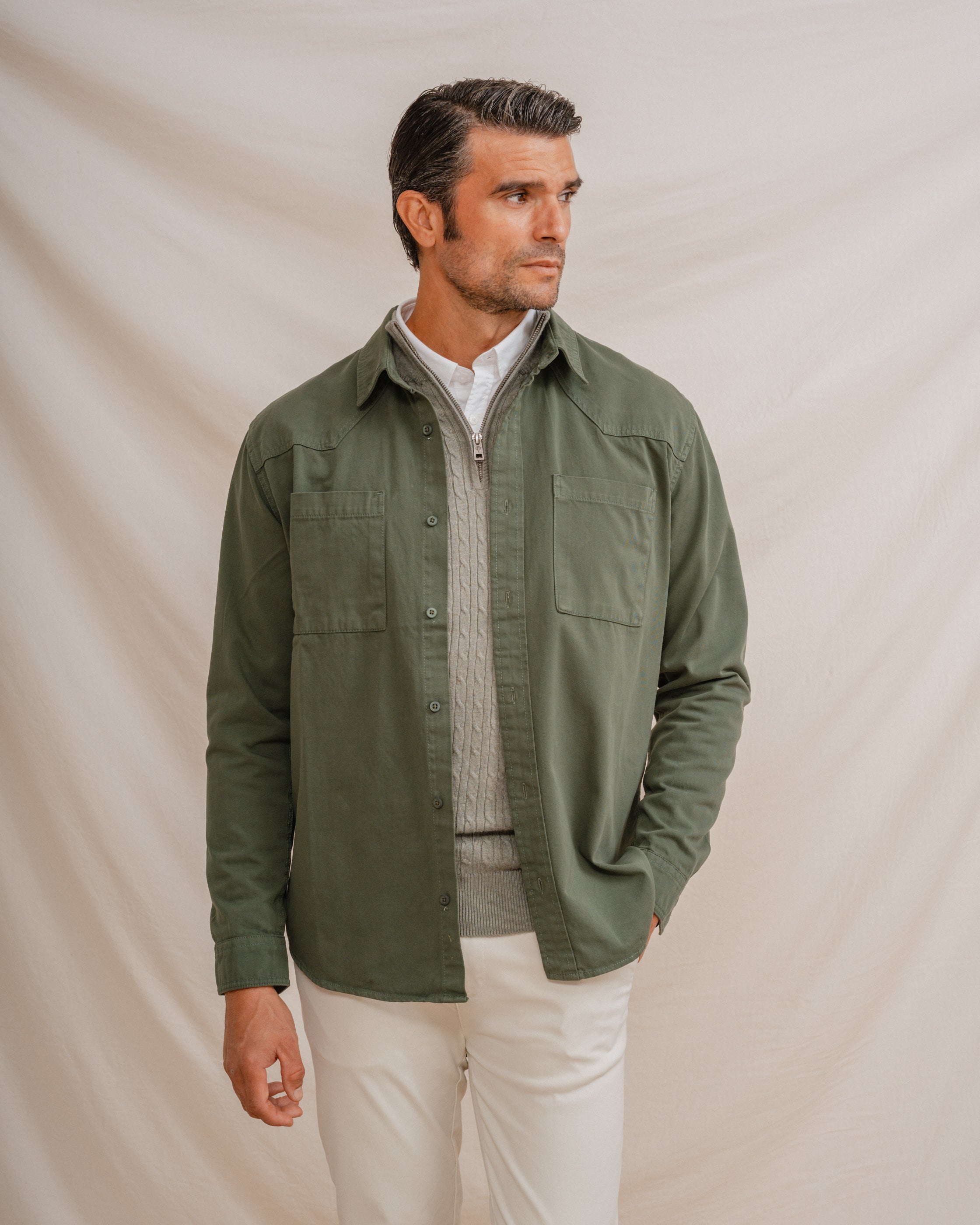 SOBRECAMISA VERDE