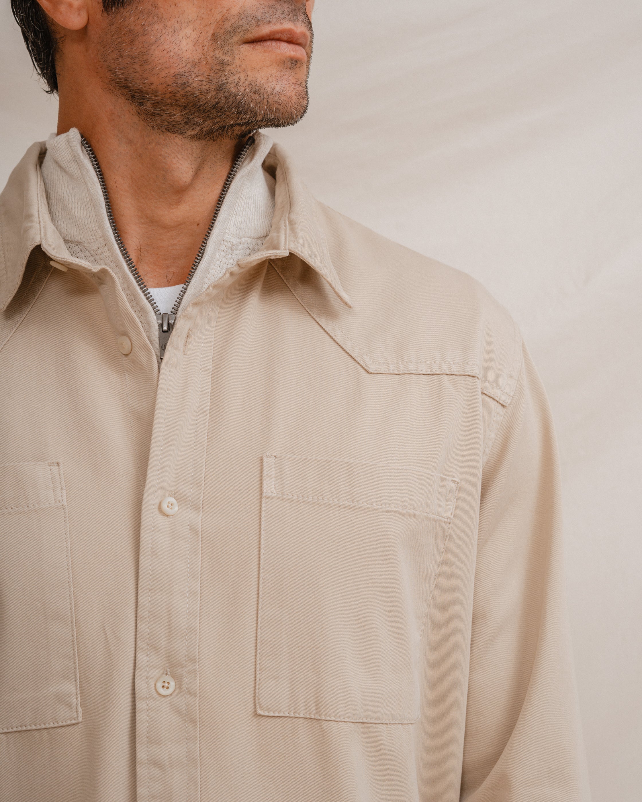 SOBRECAMISA BEIGE