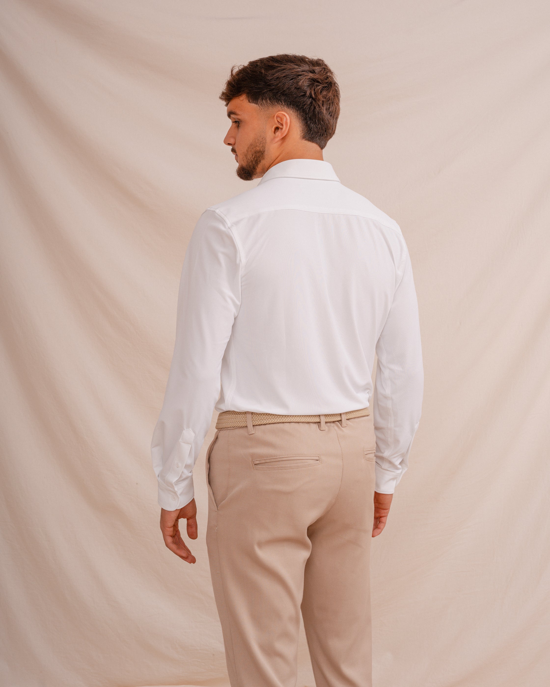 CAMISA ELÁSTICA BLANCA