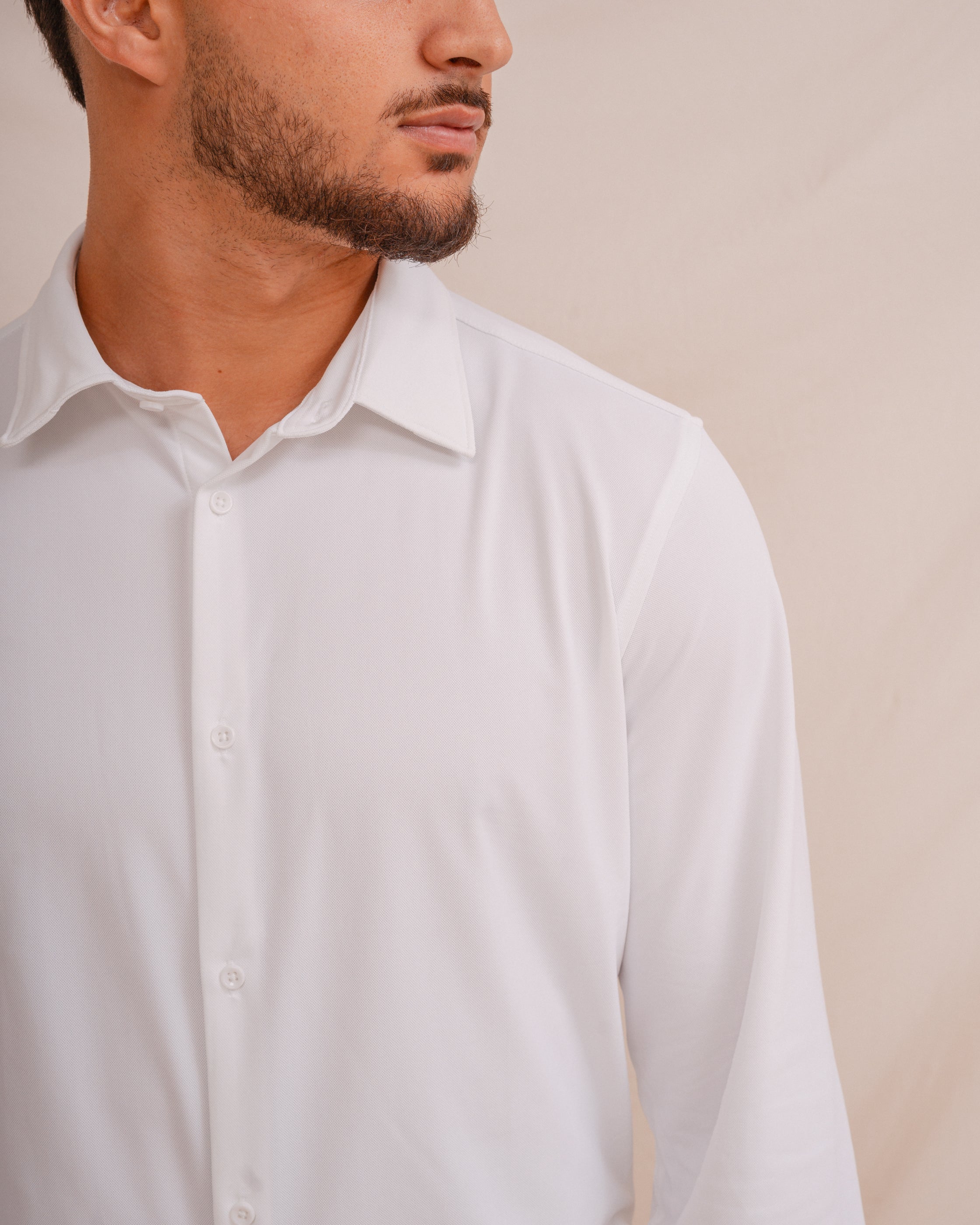 CAMISA ELÁSTICA BLANCA