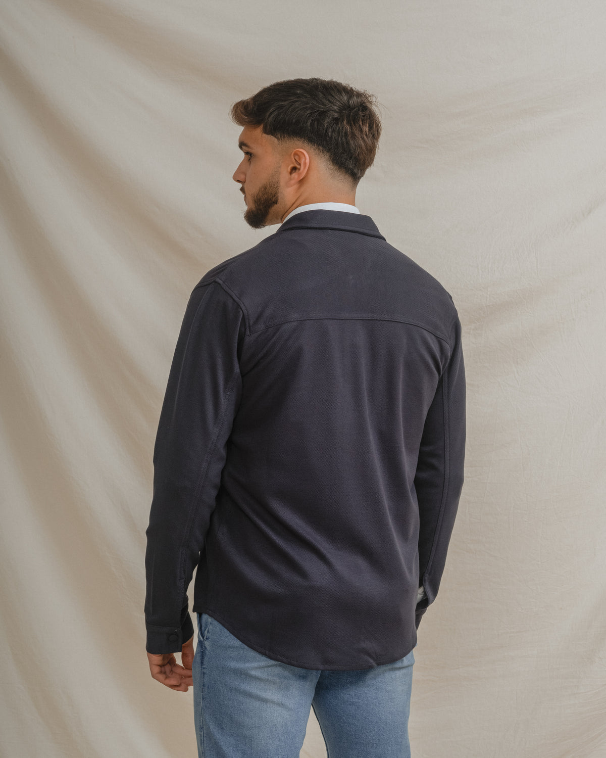 SOBRECAMISA MALHA AZUL