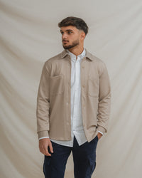 SOBRECAMISA MALHA BEIGE