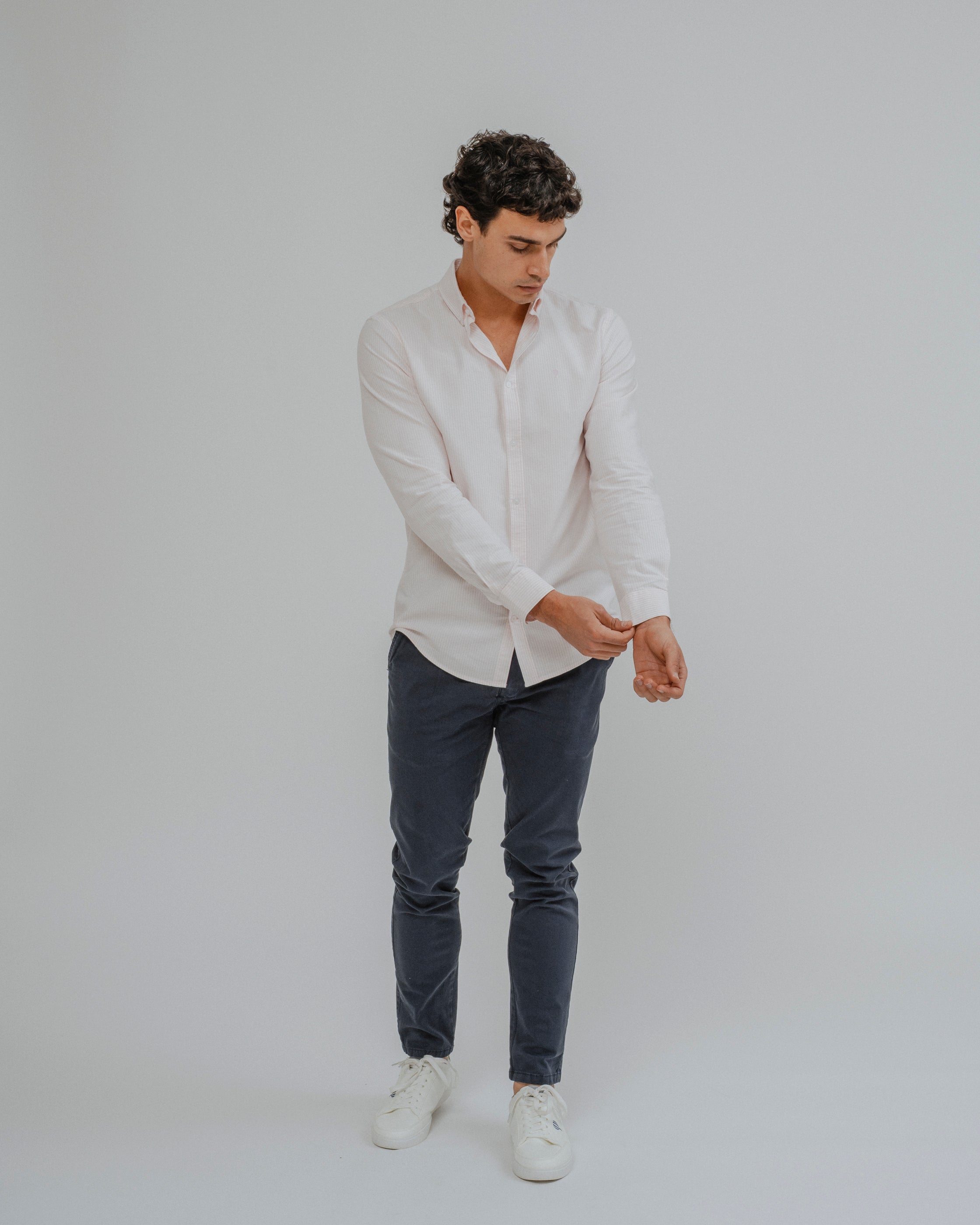 CAMISA OXFORD RAYA ROSA