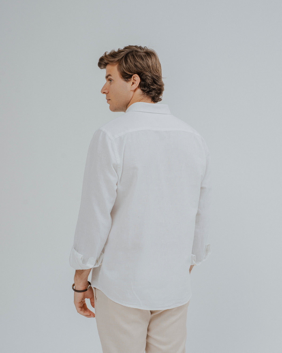 CAMISA LINO BLANCA