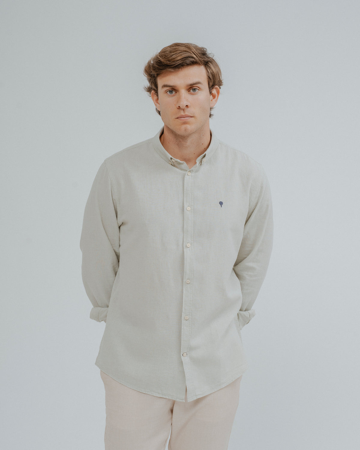 CAMISA LINO VERDE