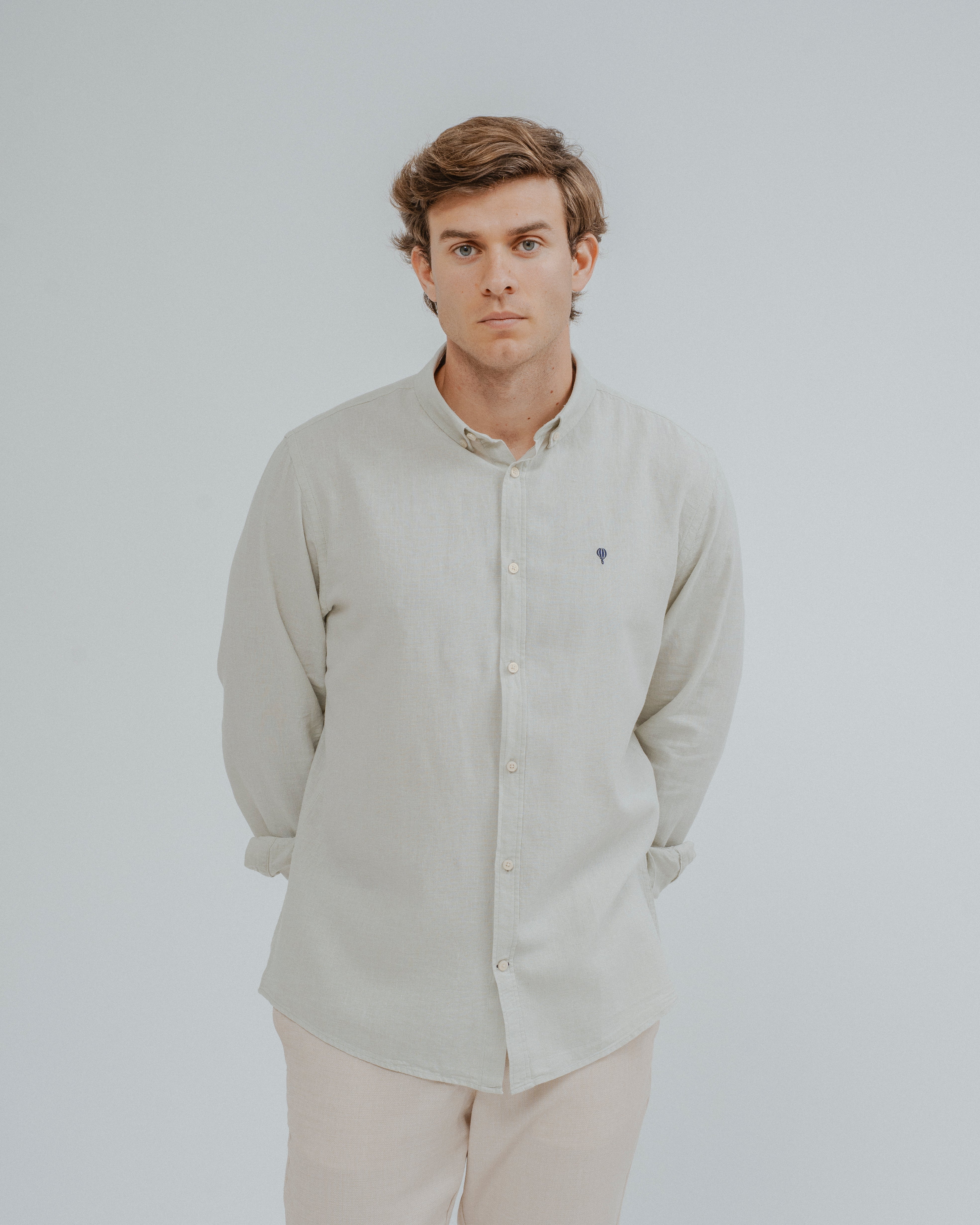 CAMISA LINO VERDE