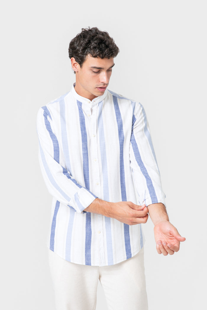 CAMISA LINO RAYAS