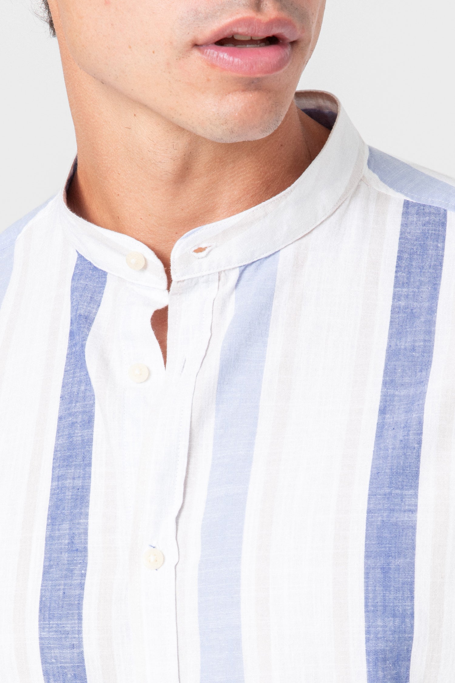 CAMISA LINO RAYAS