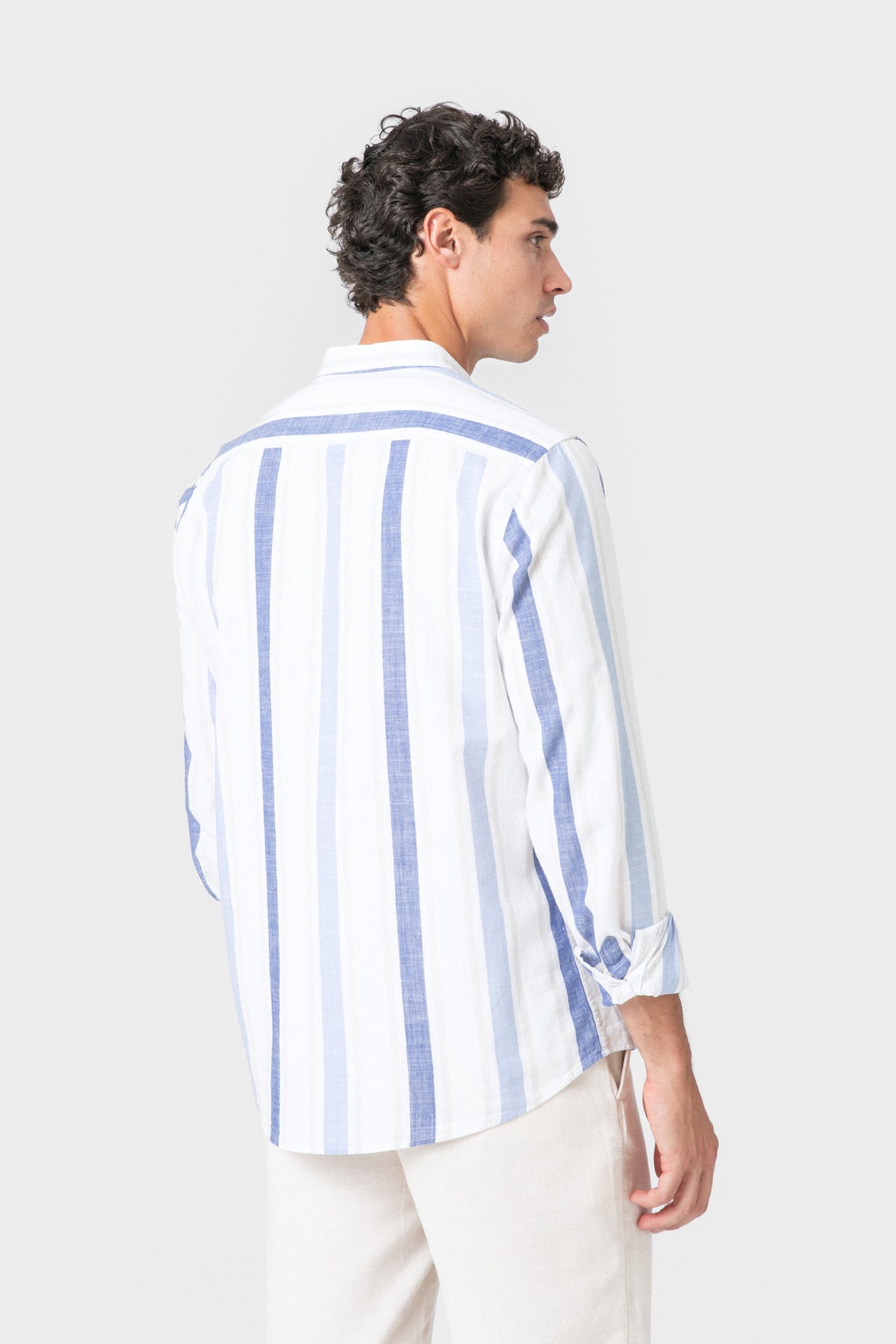 CAMISA LINHO RISCAS