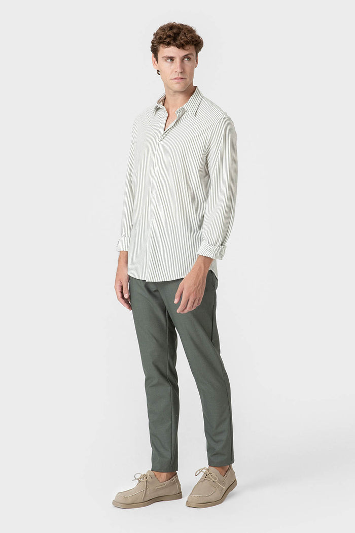 CAMISA OXFORD PUNTO RAYAS