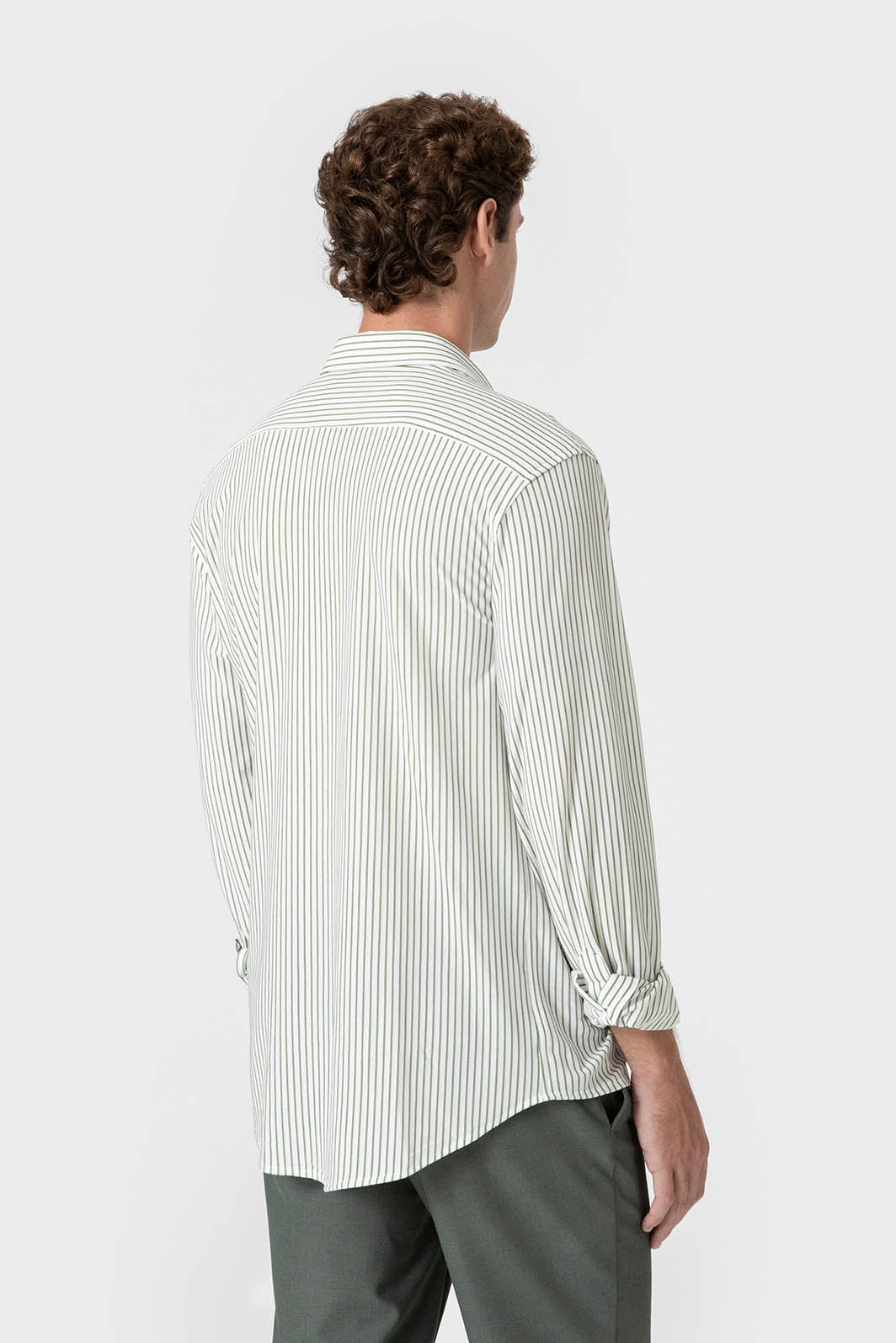 CAMISA OXFORD PUNTO RAYAS