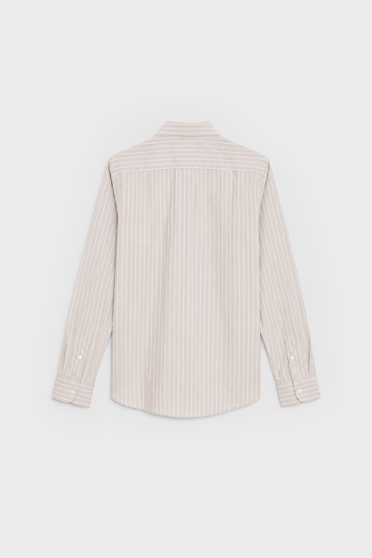 CAMISA OXFORD RAYAS BEIGE