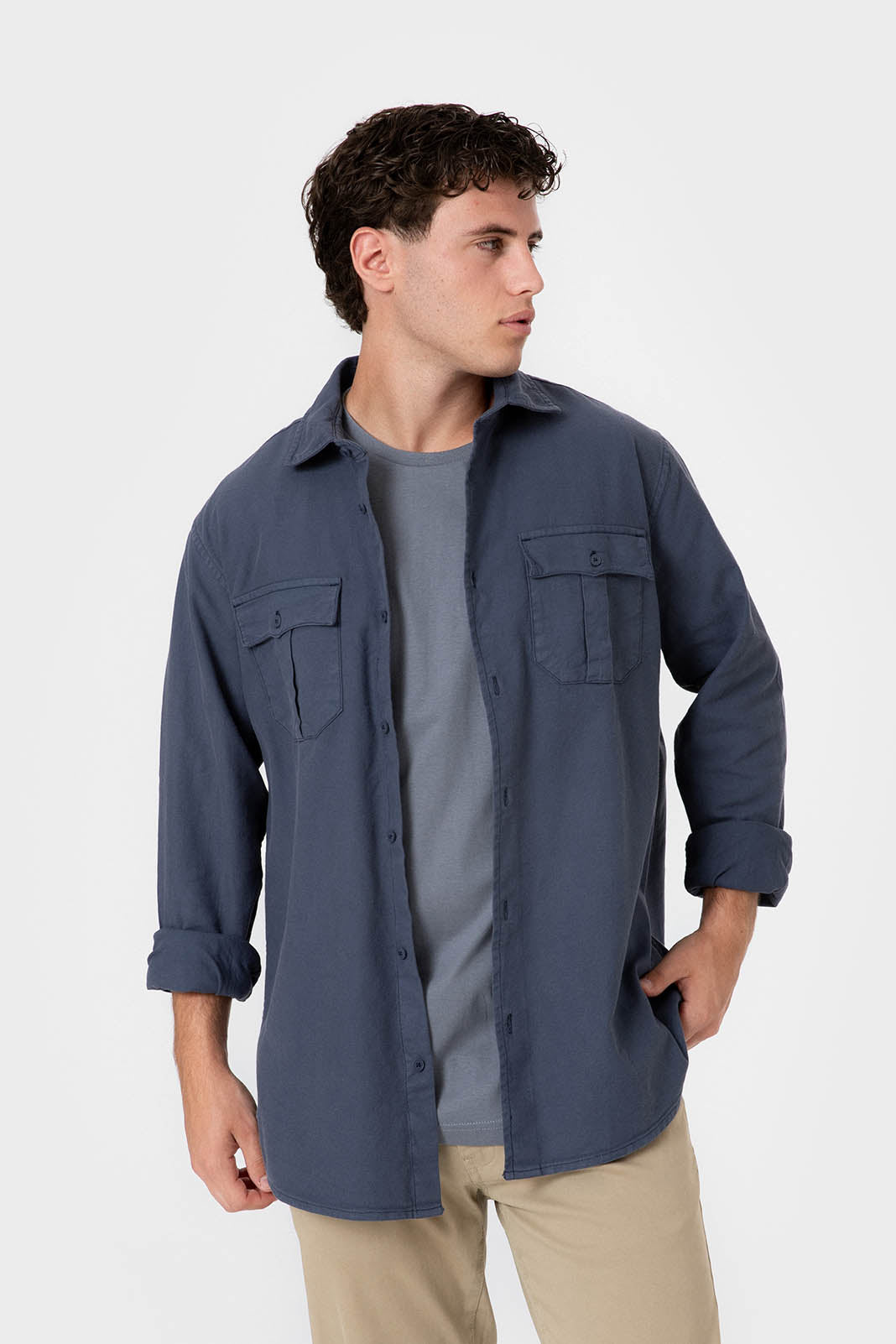 SOBRECAMISA AZUL