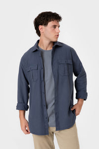 SOBRECAMISA AZUL