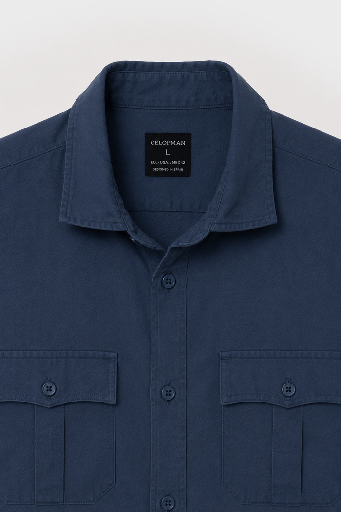 SOBRECAMISA AZUL