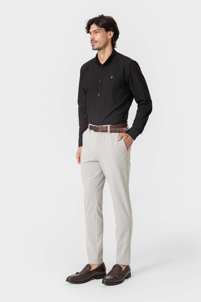 CAMISA OXFORD NEGRA