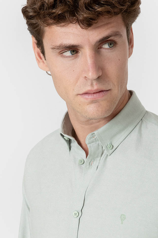 CAMISA OXFORD VERDE