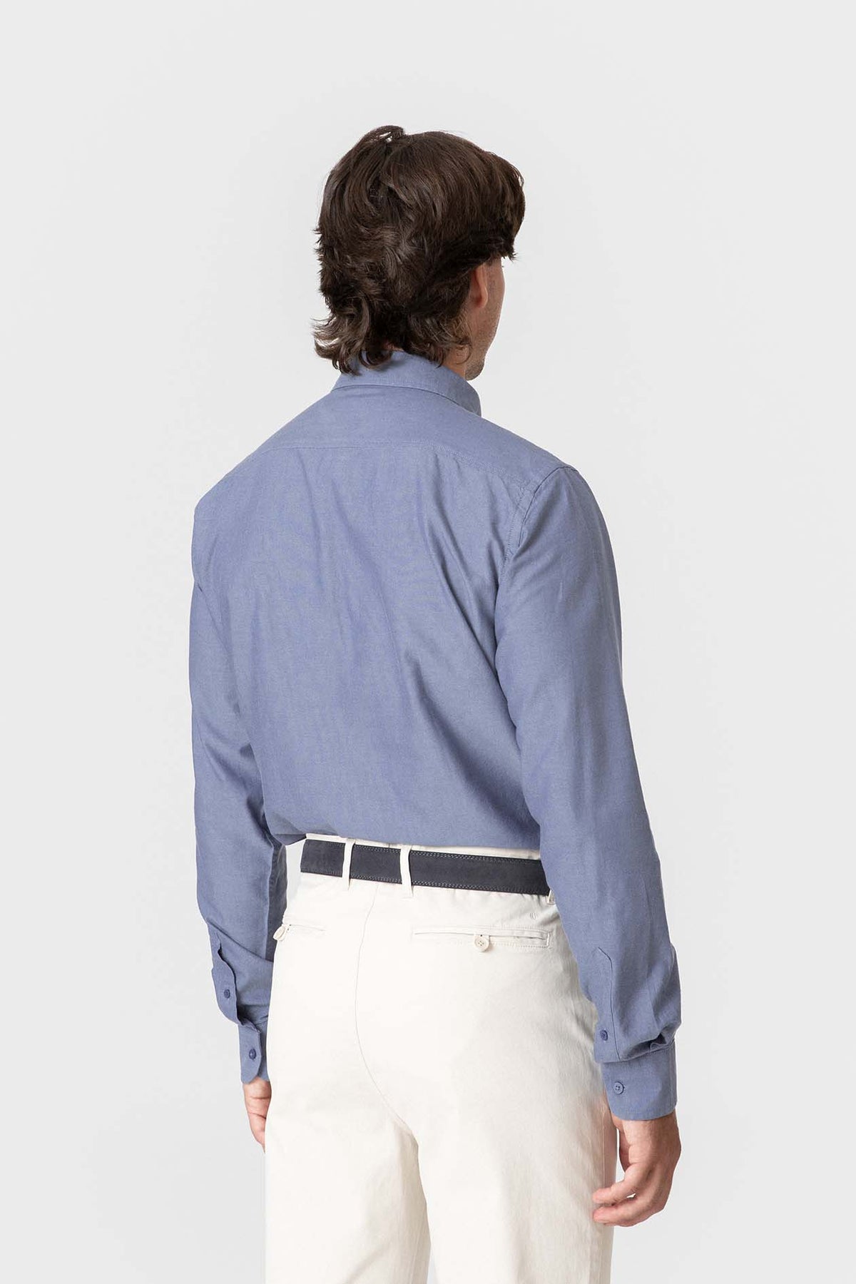 CAMISA OXFORD MARINHO
