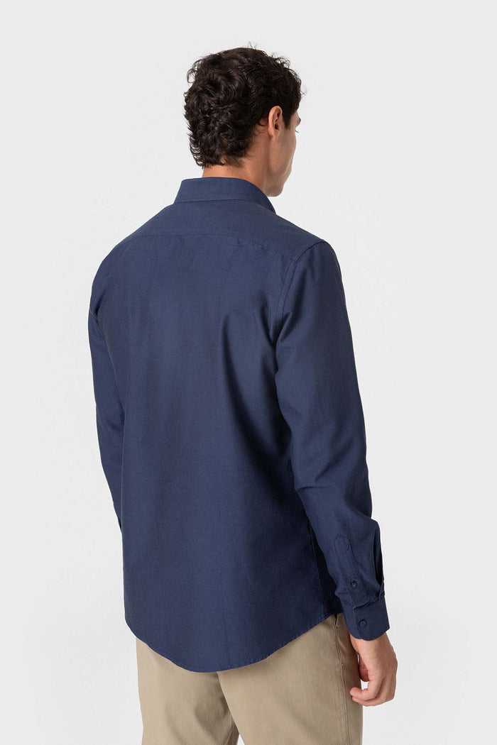 CAMISA OXFORD AZUL PETROLEO