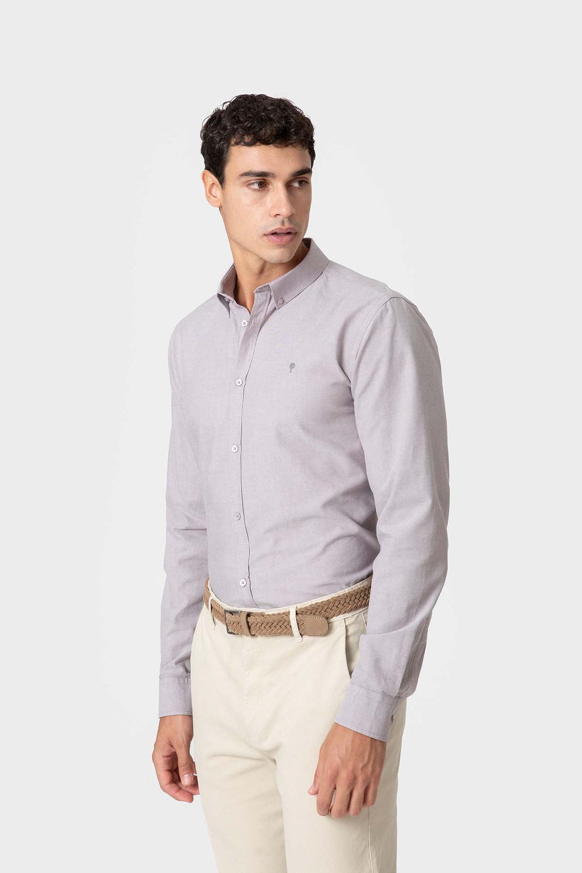 CAMISA OXFORD LARANJA