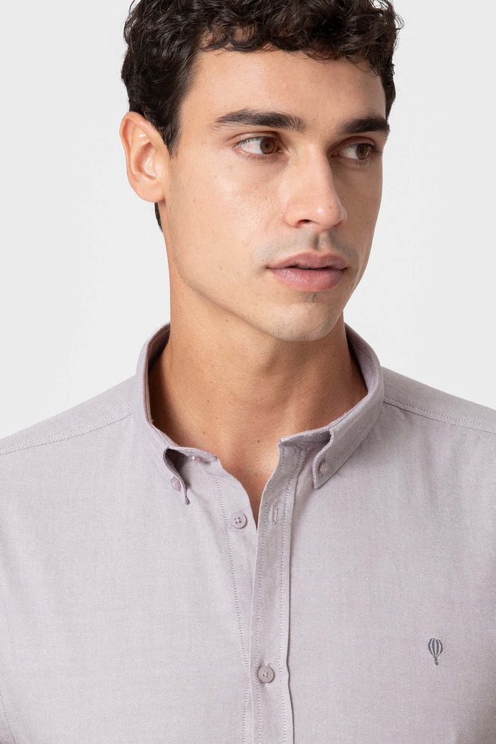 CAMISA OXFORD LARANJA