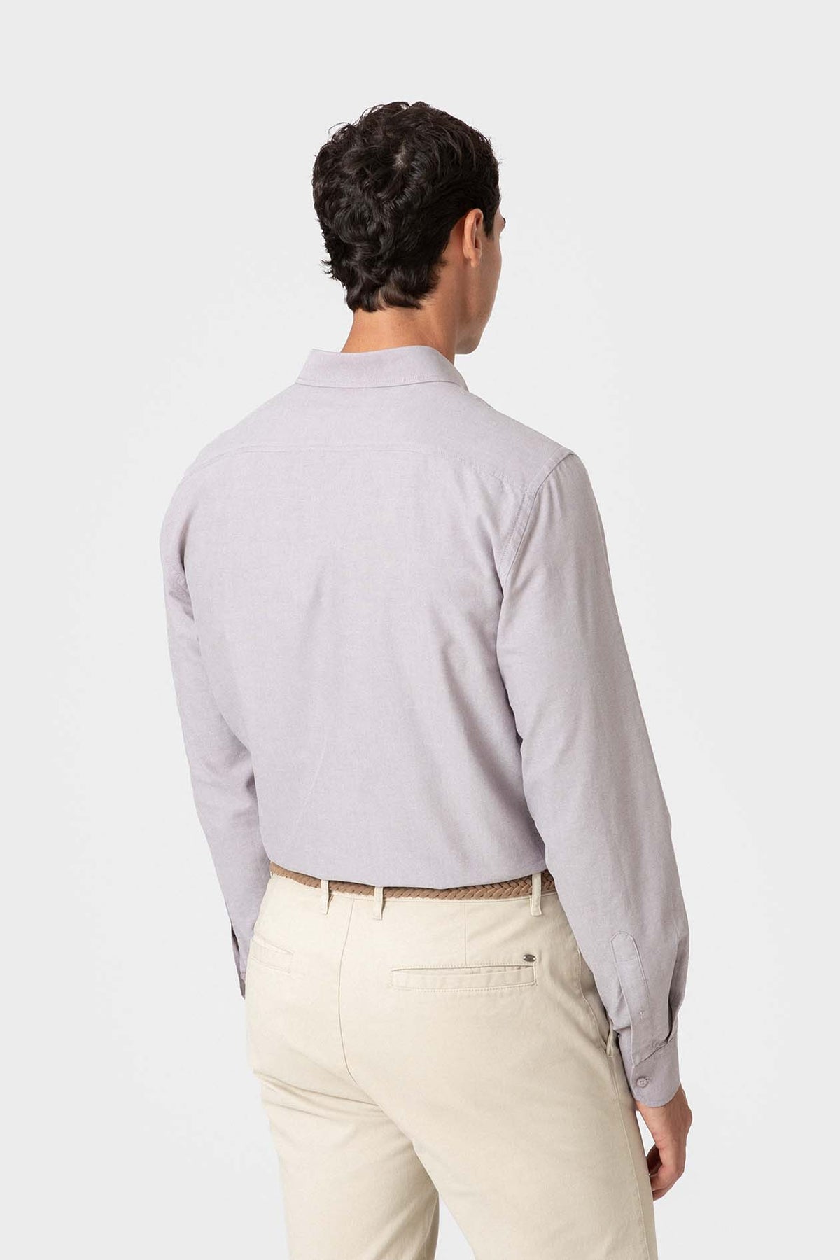 CAMISA OXFORD LARANJA