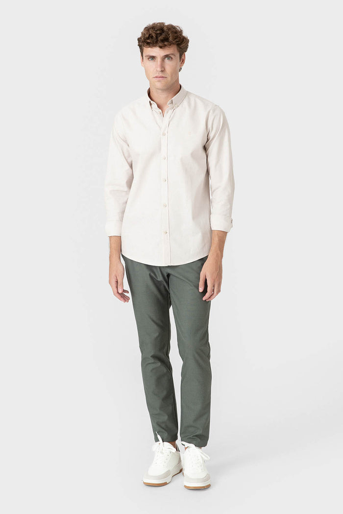CAMISA OXFORD BEIGE