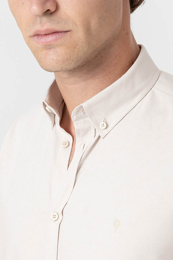 CAMISA OXFORD BEIGE