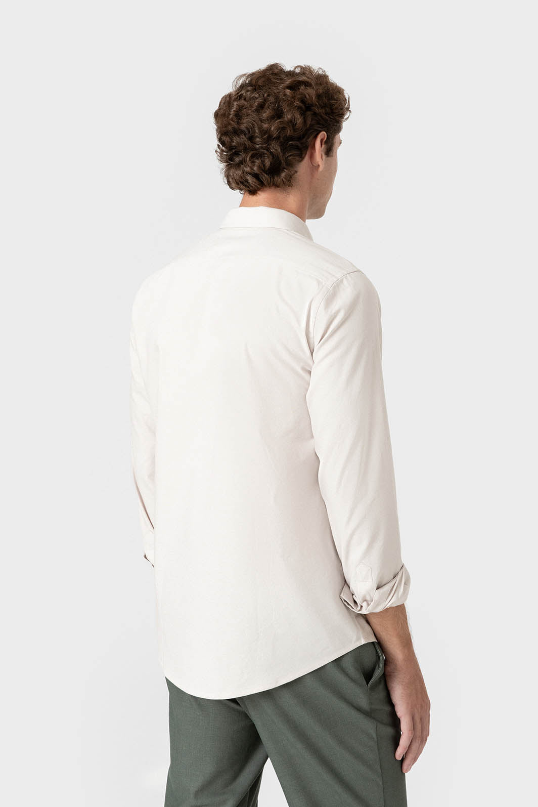 CAMISA OXFORD BEIGE