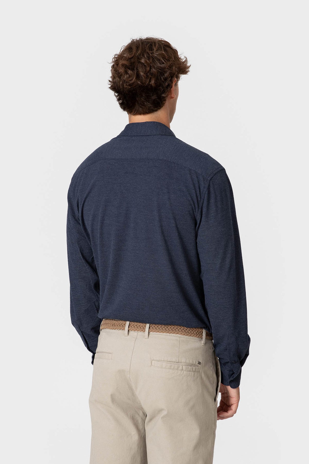 CAMISA AZUL VARILLA