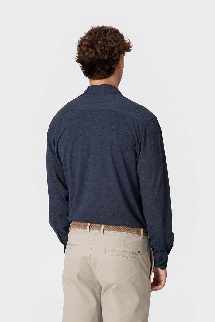 CAMISA AZUL VARILLA