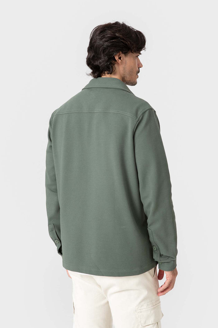 SOBRECAMISA PUNTO TEJIDO DIAGONAL