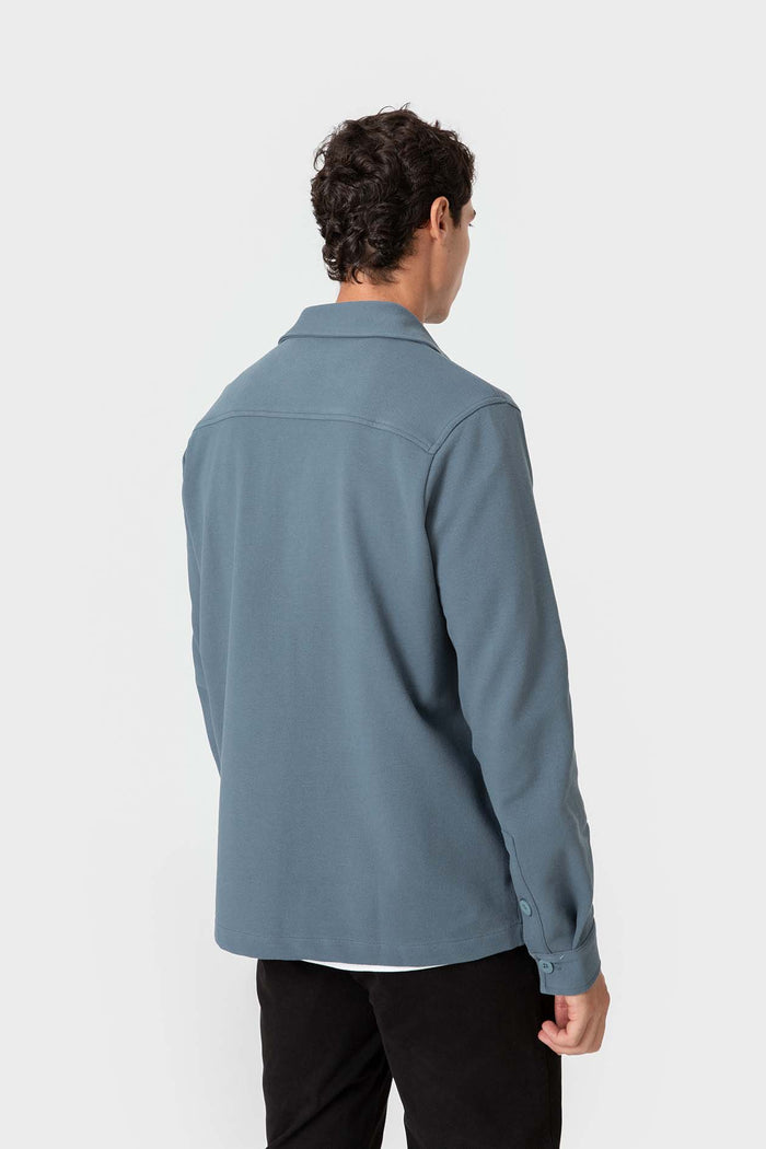 SOBRECAMISA PUNTO TEJIDO DIAGONAL
