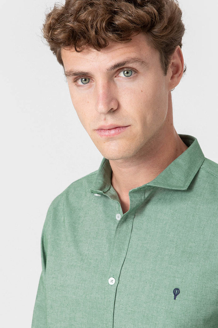 CAMISA OXFORD VERDE
