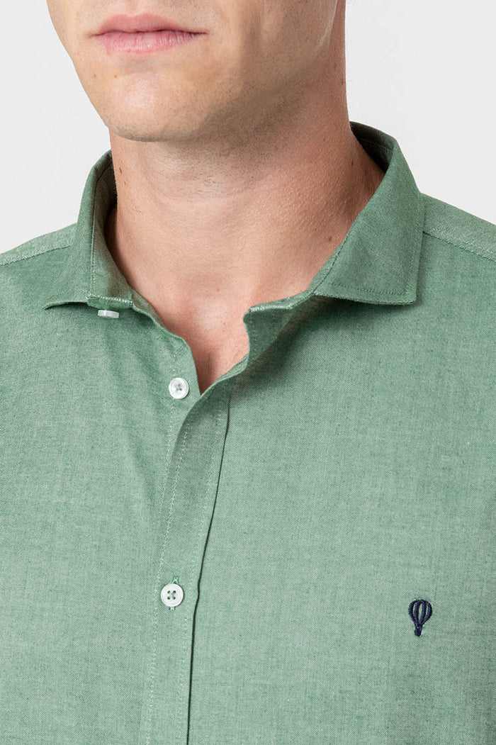 CAMISA OXFORD VERDE