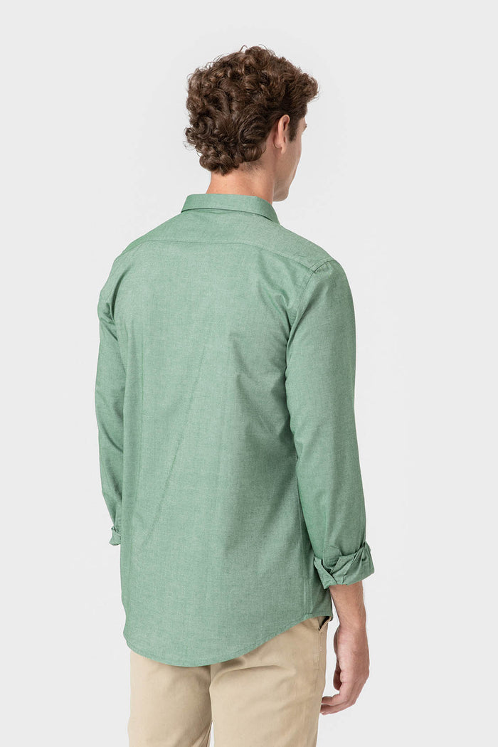 CAMISA OXFORD VERDE