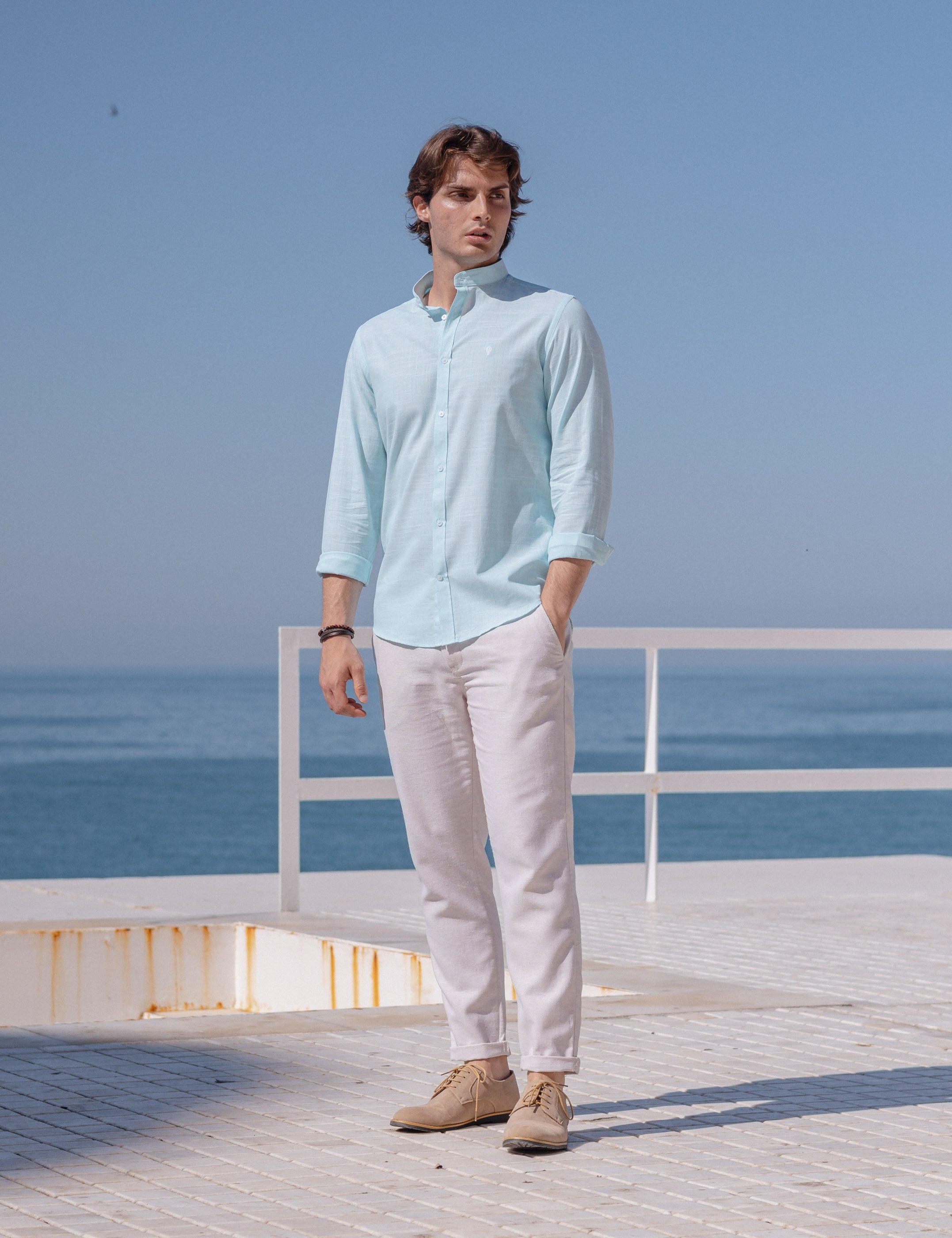 CAMISA OXFORD CUELLO MAO