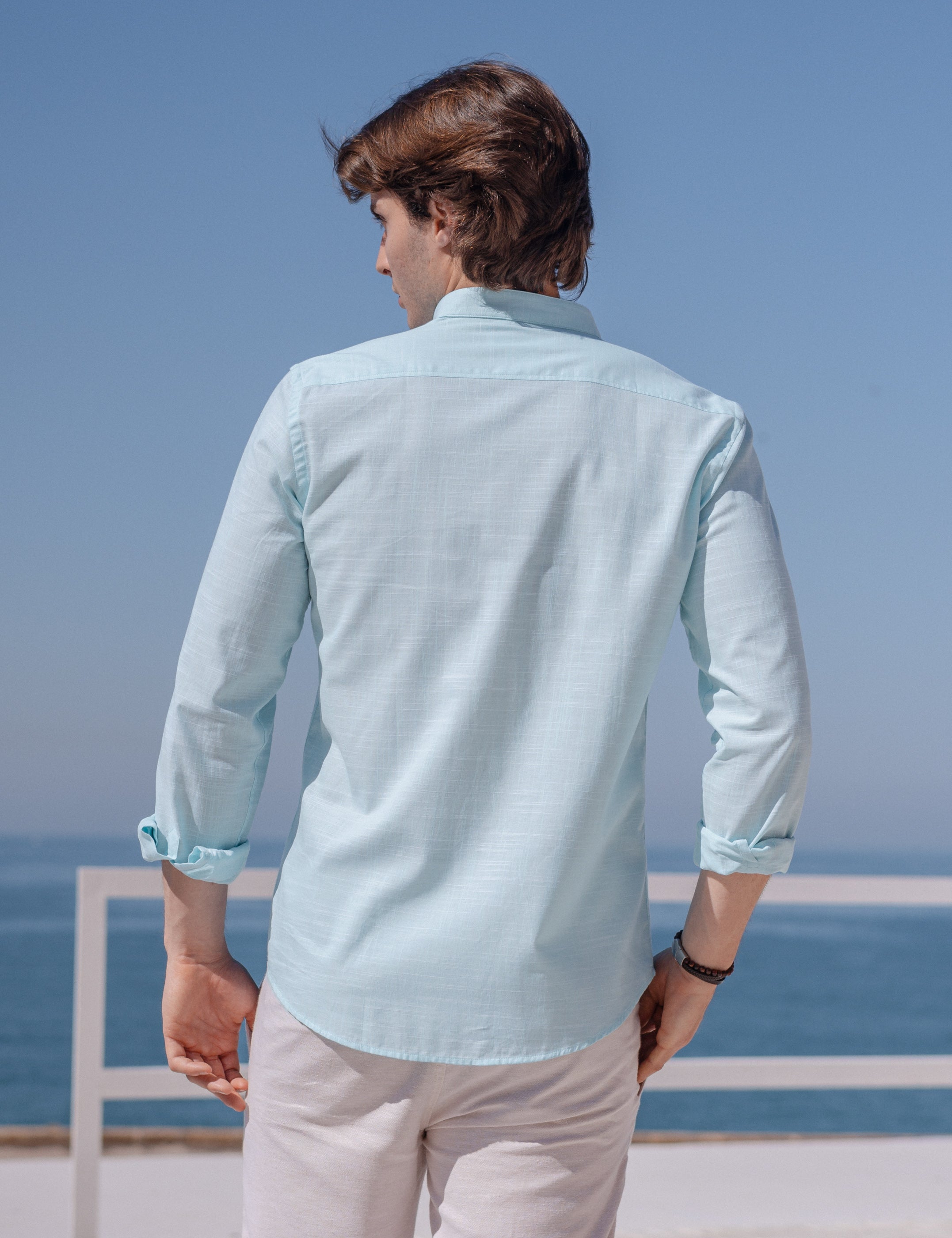 CAMISA OXFORD CUELLO MAO