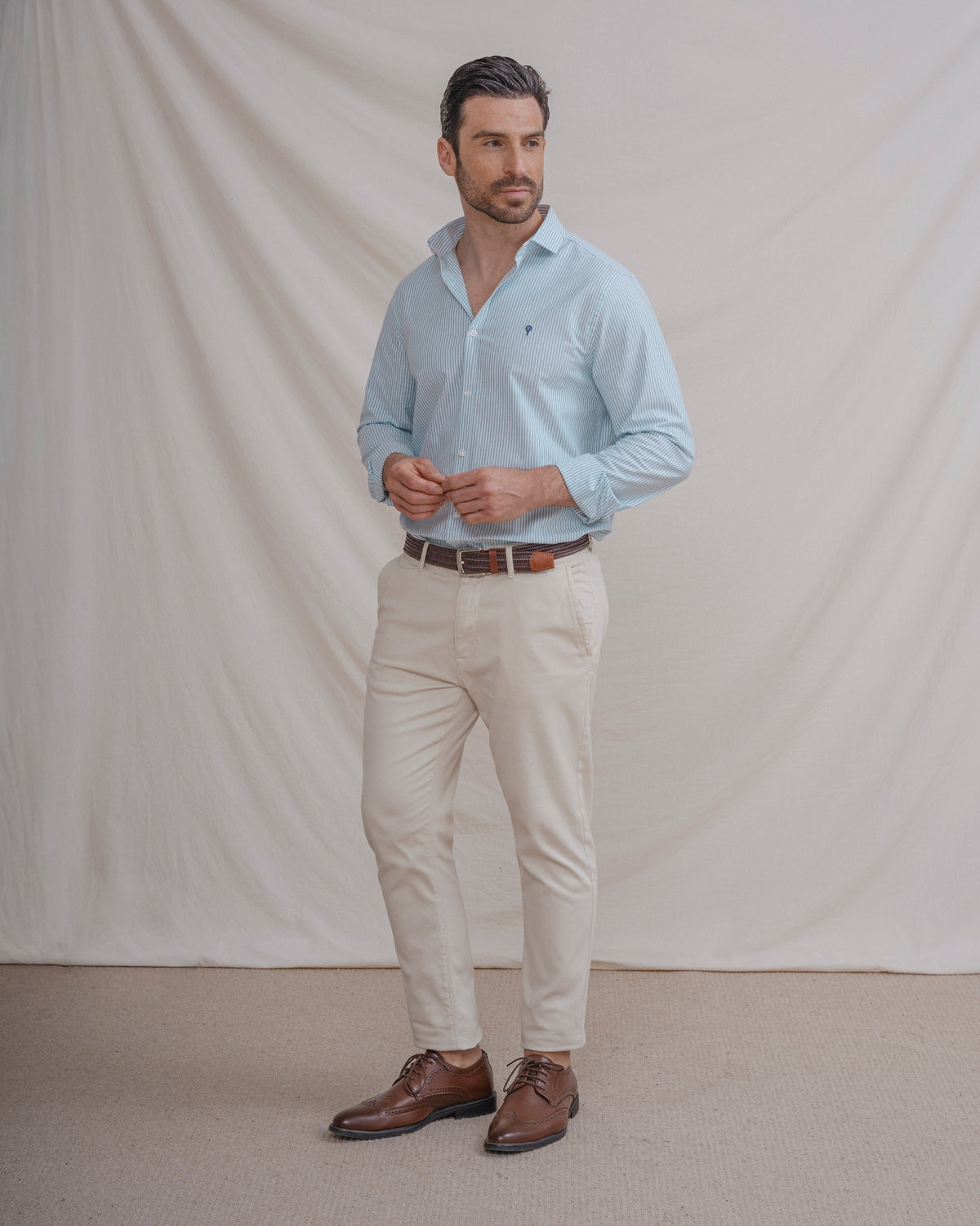 CAMISA OXFORD LISTRADA