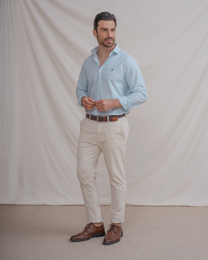 CAMISA OXFORD RAYA