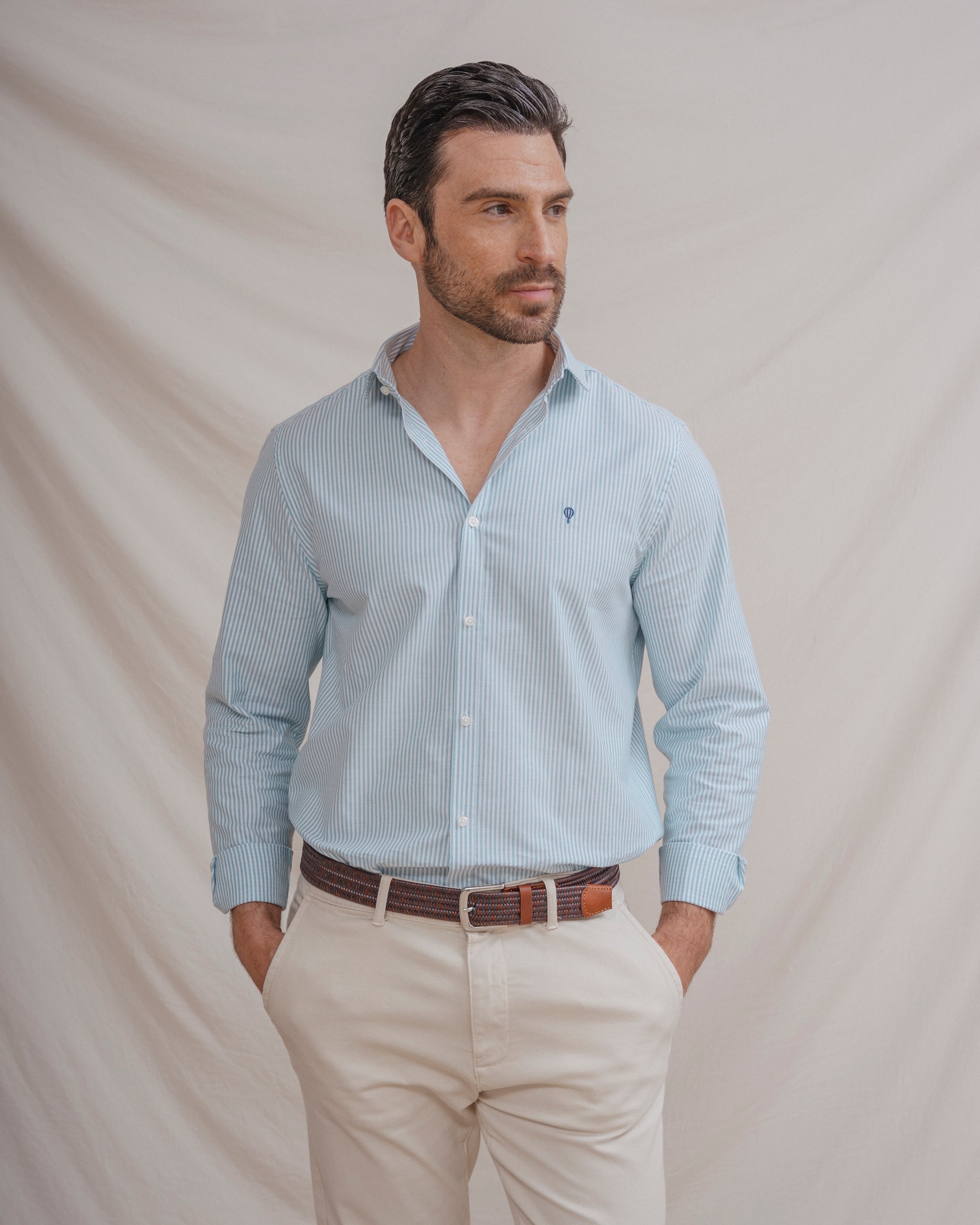 CAMISA OXFORD RAYA