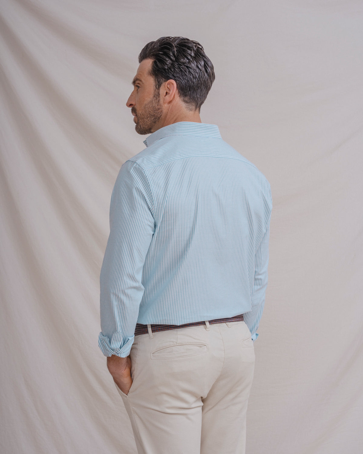 CAMISA OXFORD LISTRADA